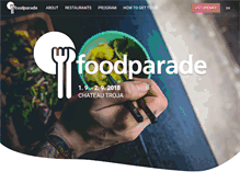 Tablet Screenshot of foodparade.cz